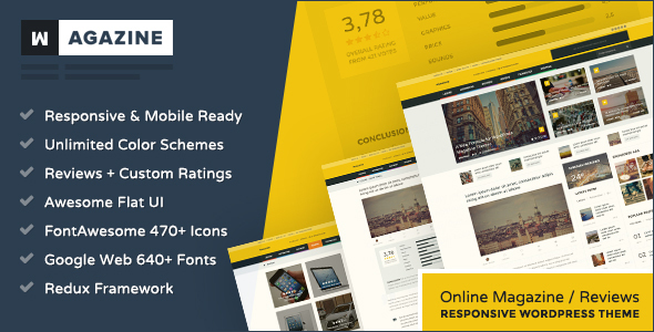 Wagazine - Magazine & Reviews Responsive WordPress Theme Logo