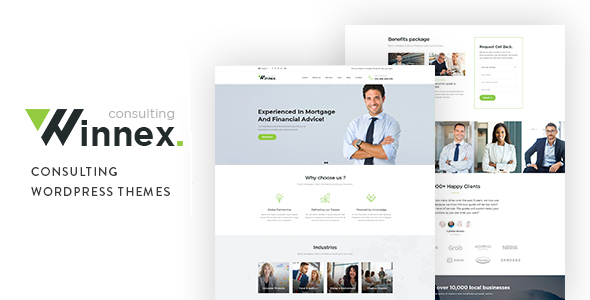 Winnex - Business Consulting WordPress Themes Logo