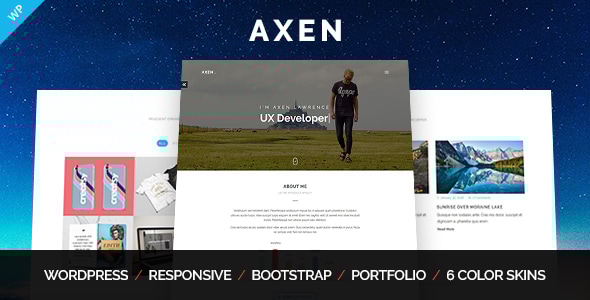 Axen - Personal Portfolio WordPress Theme Logo