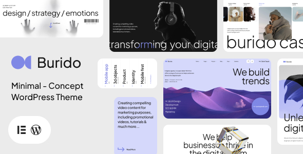 Burido - Minimal Multipurpose WordPress Theme Logo