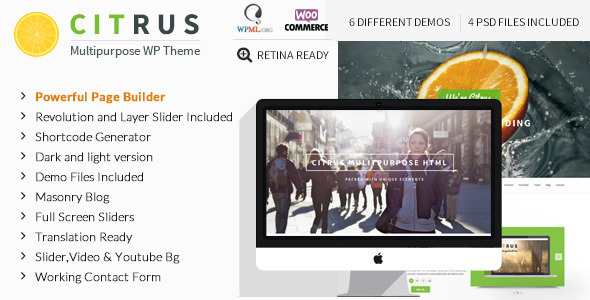 Citrus - One Page WordPress Logo