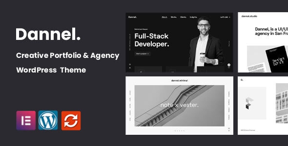 Dannel - Creative Portfolio & Agency WordPress Theme Logo