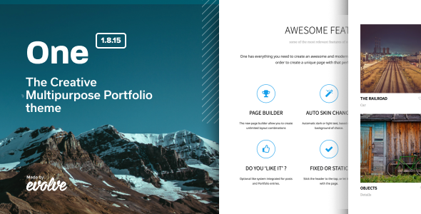 One - The Creative Multipurpose Portfolio theme Logo