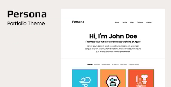 Persona - Portfolio WordPress Theme Logo