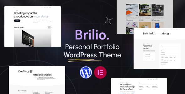 Personal Portfolio WordPress Theme - Brilio Logo