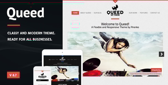 Queed - Business WordPress Theme Logo