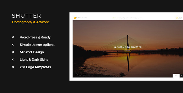 Shutter - Photography & Art WordPress Theme Logo
