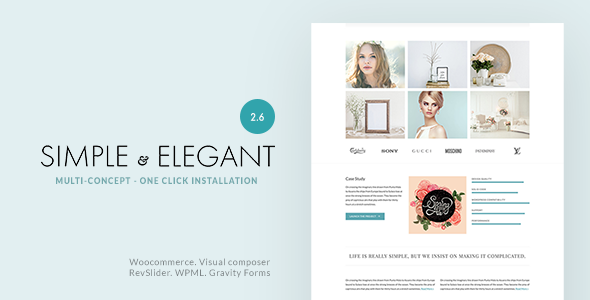 Simple & Elegant - Multi-Purpose WordPress Theme Logo