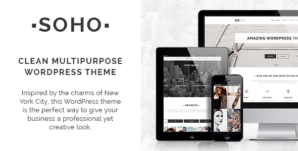Soho - Clean Multipurpose WordPress Theme Logo