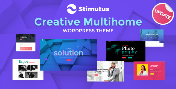 Stimutus - Creative Multihome Elementor Based WordPress Theme Logo