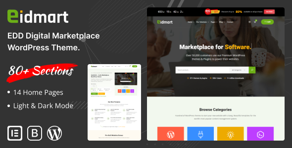 Eidmart | Digital Marketplace WordPress Theme Logo
