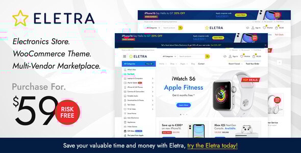 Eletra - Marketplace Electronics Store Logo