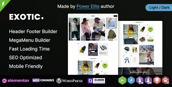 Exotic WP - Elementor Responsive WooCommerce Theme Logo