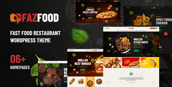 Fazfood - Fast Food Restaurant WordPress Theme Logo
