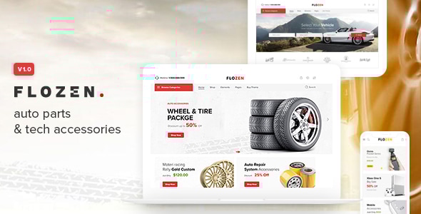 Flozen - WooCommerce AJAX WordPress RTL Theme Logo