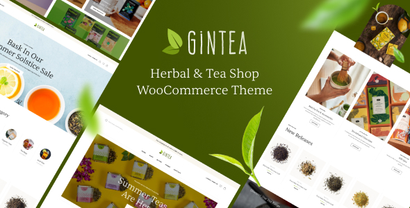 GinTea - Herbal & Tea Shop WooCommerce Theme Logo